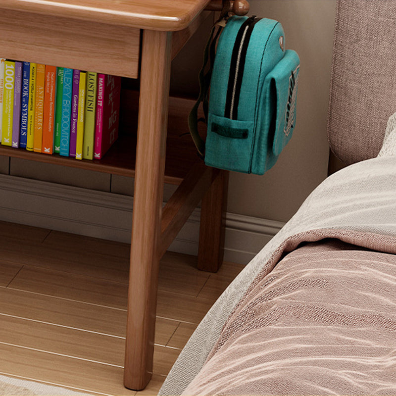 Walnut Trejan Study Desk and Leo Chairs Set