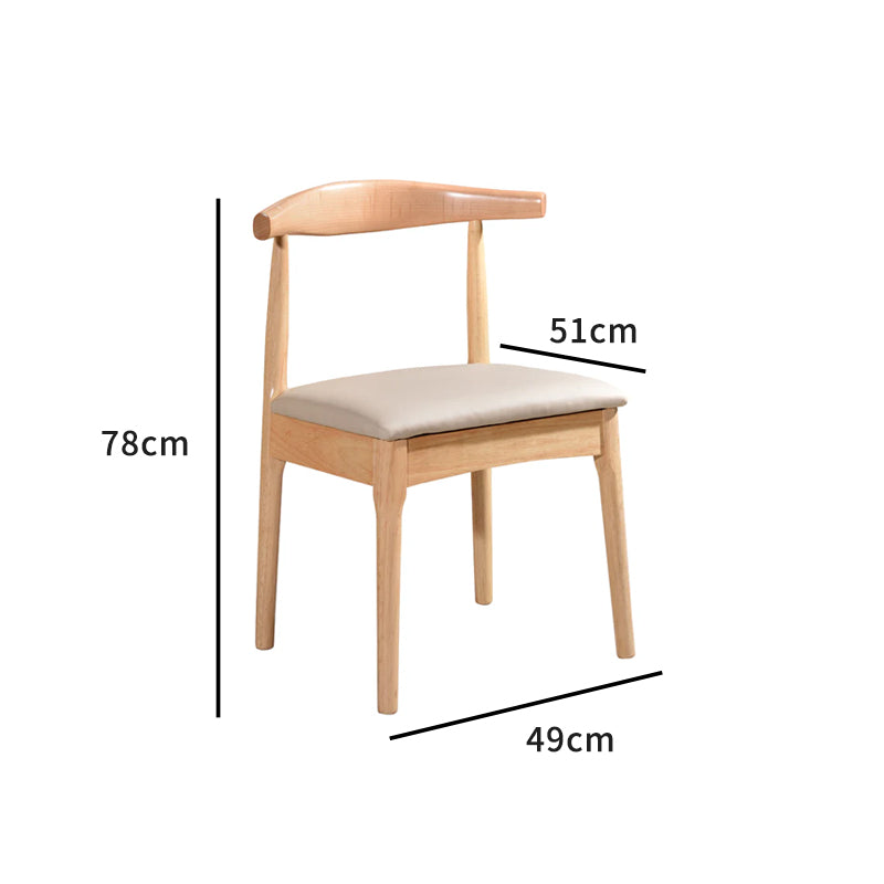 Natural Trejan Study Desk and Leo Chairs set