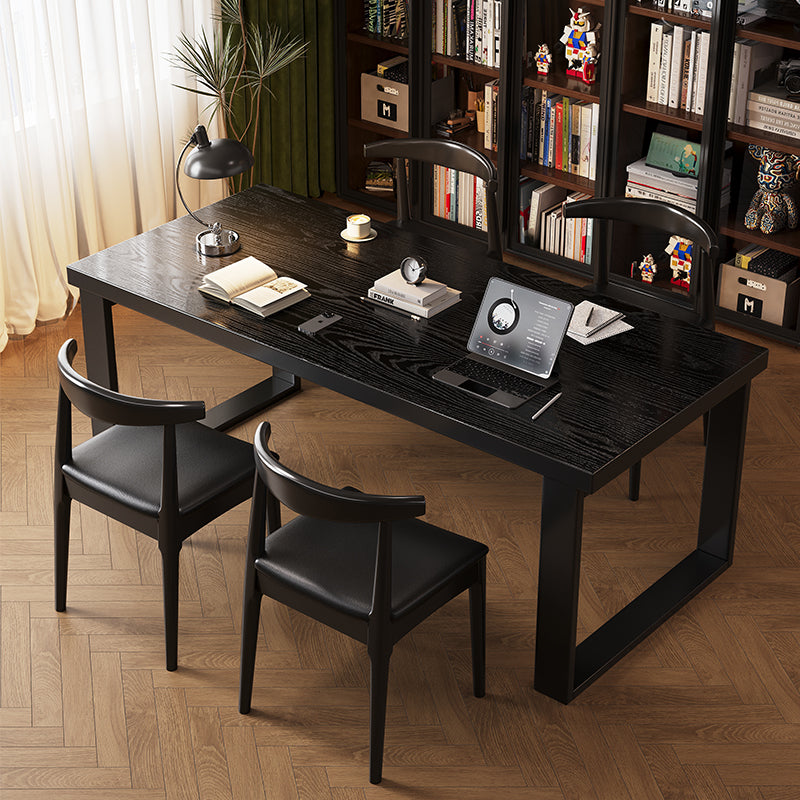 Zaheer Minimalist Multi-Purpose Solid Timber Study Desk 180cm/200cm