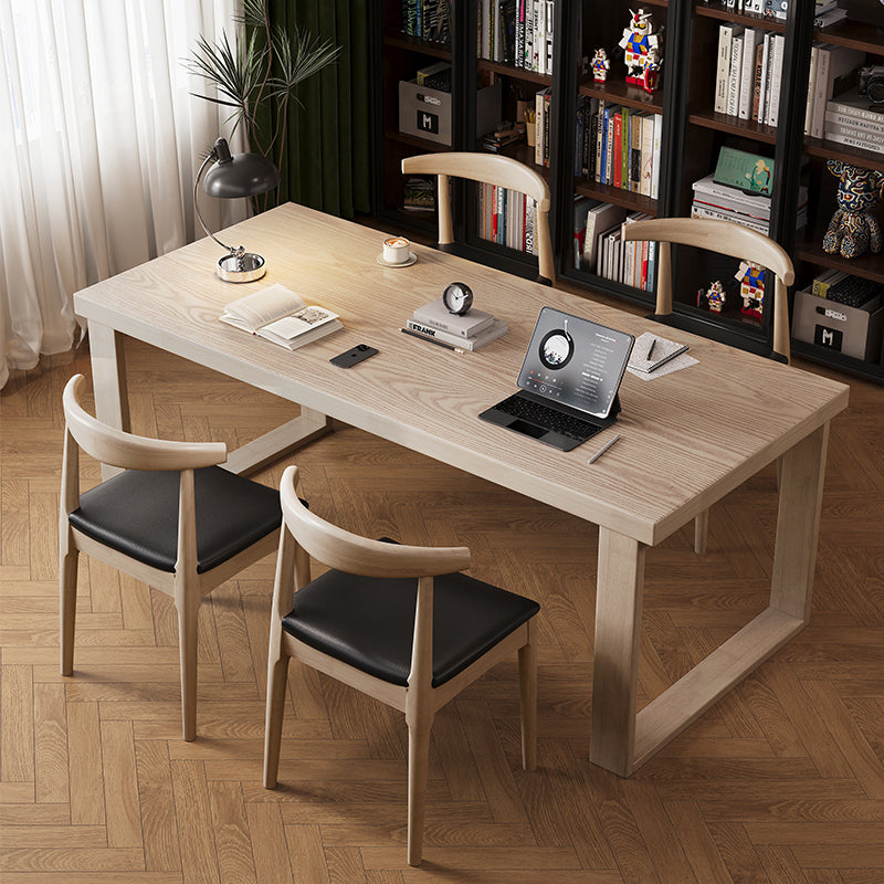 Zaheer Minimalist Multi-Purpose Solid Timber Study Desk 180cm/200cm