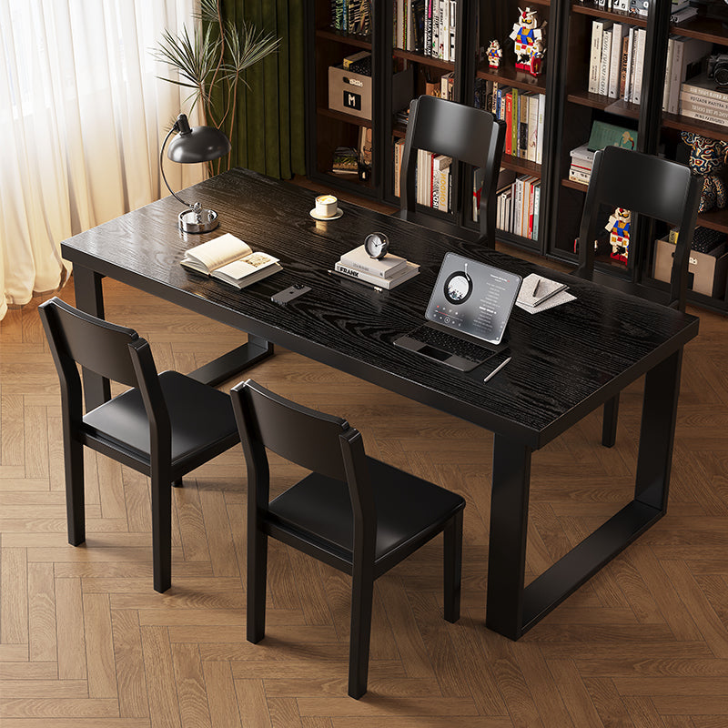 Zaheer Minimalist Multi-Purpose Solid Timber Study Desk 180cm/200cm