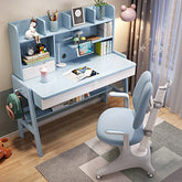 Blue Stanselly Study Desk and Adjustable Chair Set