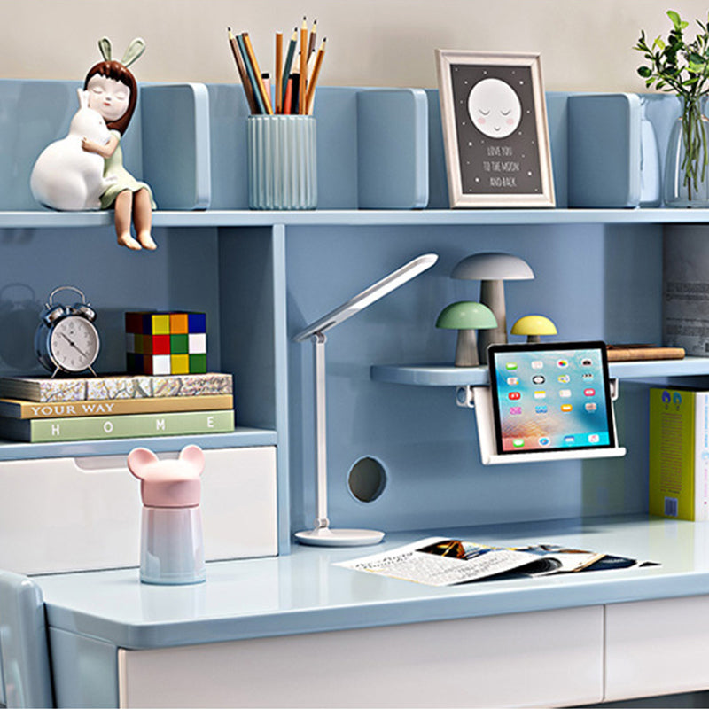 Blue Stanselly Study Desk and Adjustable Chair Set