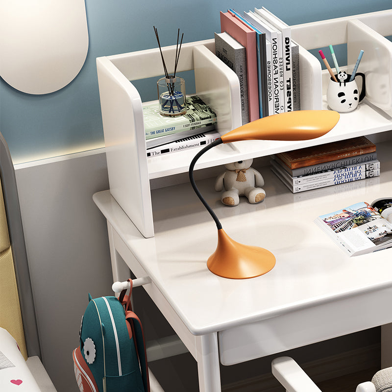 White Blythe Study Desk and Selee Chair set
