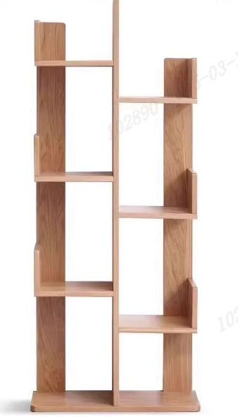 FSC Certified Solid American Oak Floor Bookshelf/Media Storage Shelves 64cm/80cm/100cm