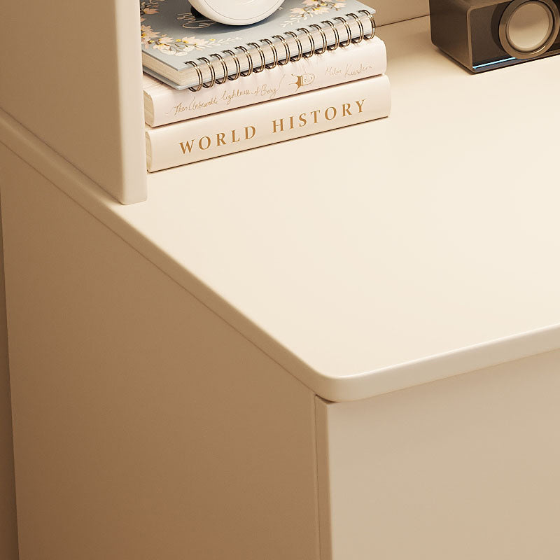 Putnam Solid Timber LED Light Study Desk with Bookshelf and Storage