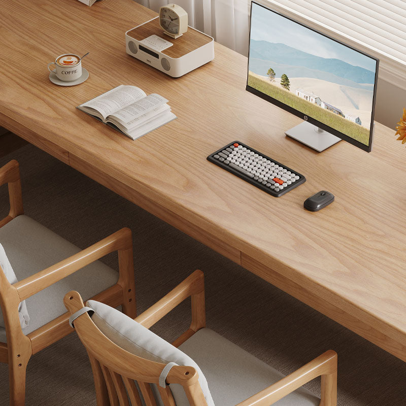 Natural Ethan Study Desk and Ruger Chair Set