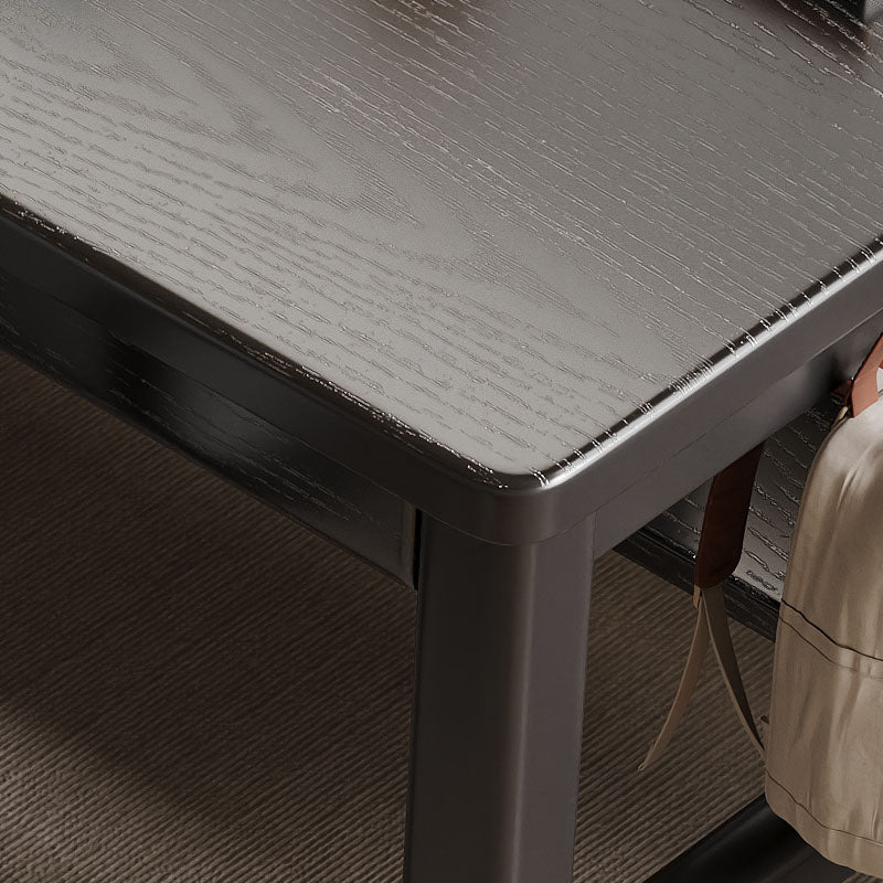 Ethan Classic Design Solid Timber Slab Study Desk with Drawers 160cm/180cm