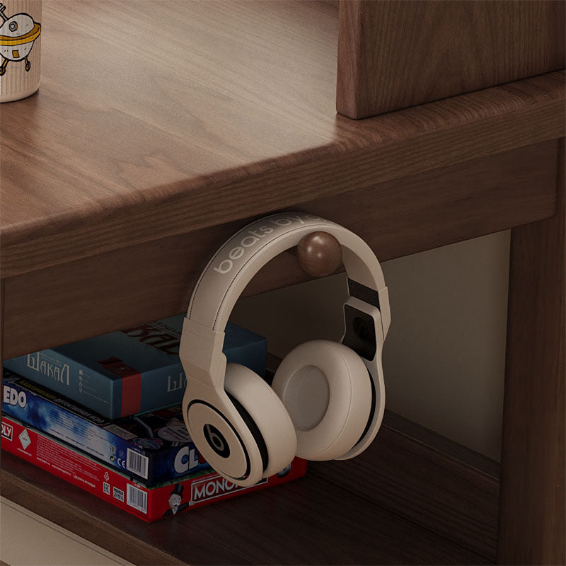 Kai Solid Wood Study Desk with Book Shelves and Drawers 160cm/180cm