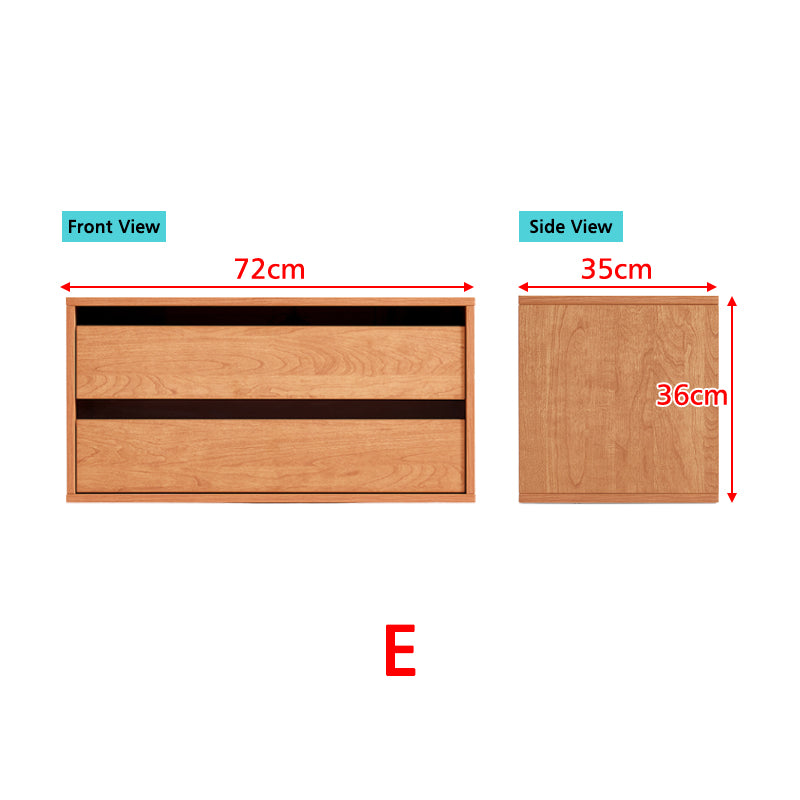 Verd Floor-standing Modular Storage Cabinet Chest Set for Home
