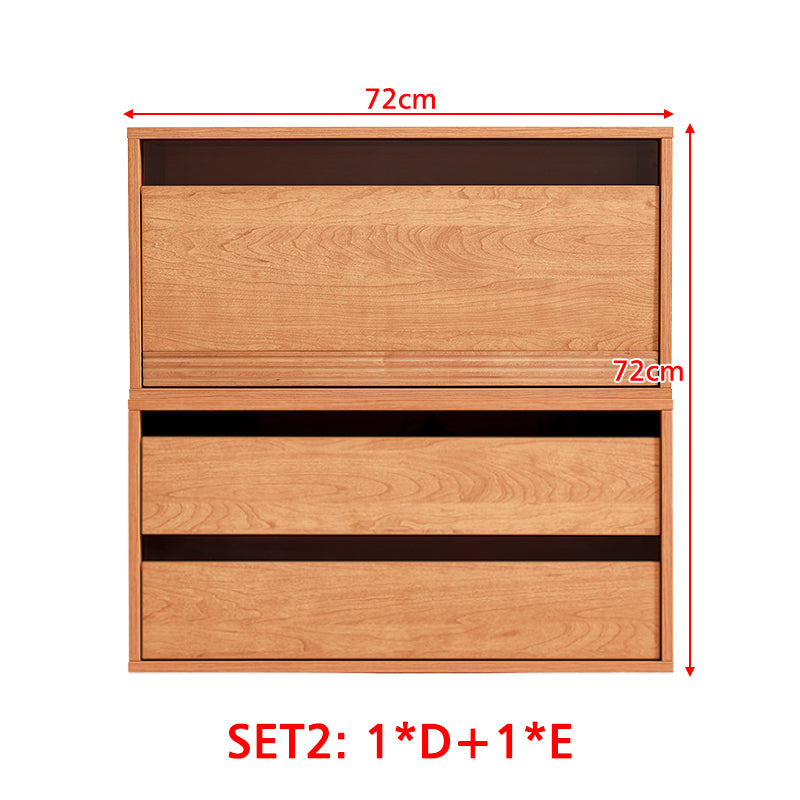Verd Floor-standing Modular Storage Cabinet Chest Set for Home