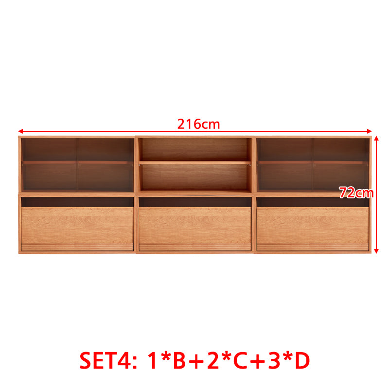 Verd Floor-standing Modular Storage Cabinet Chest Set for Home