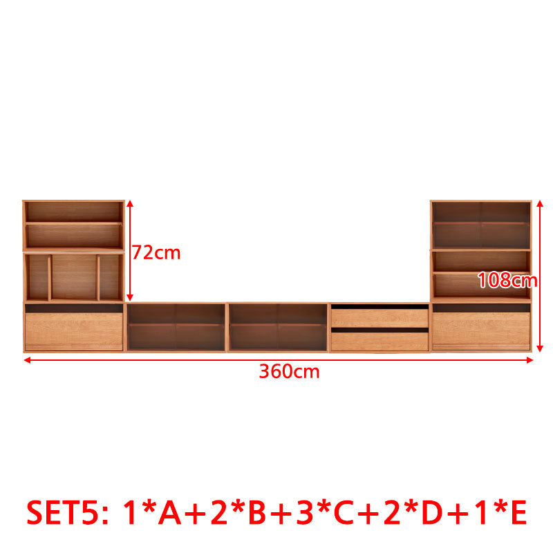 Verd Floor-standing Modular Storage Cabinet Chest Set for Home