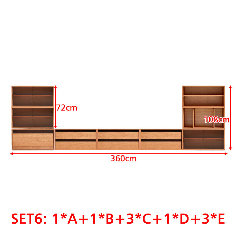 Verd Floor-standing Modular Storage Cabinet Chest Set for Home