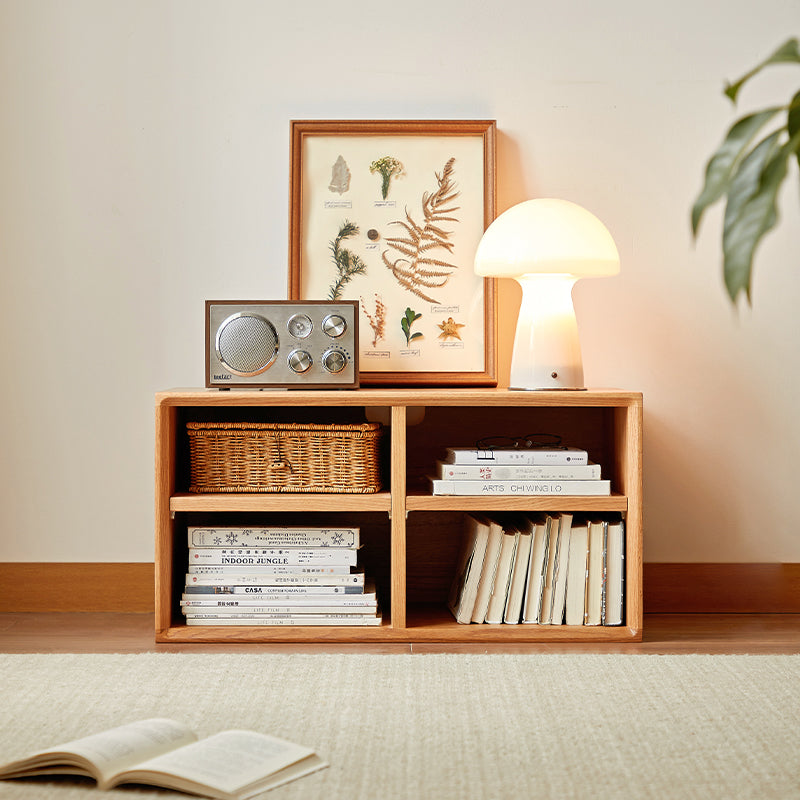 Lex FAS-Graded Solid American Oak Floor-standing Modular Storage Cabinet Chest Set for Home