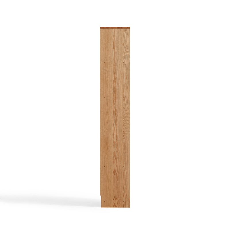 Dylan FAS-Graded Solid American Oak Wood Flip-Down Door Bookcase Modular Display Shelf & Storage With Drawer