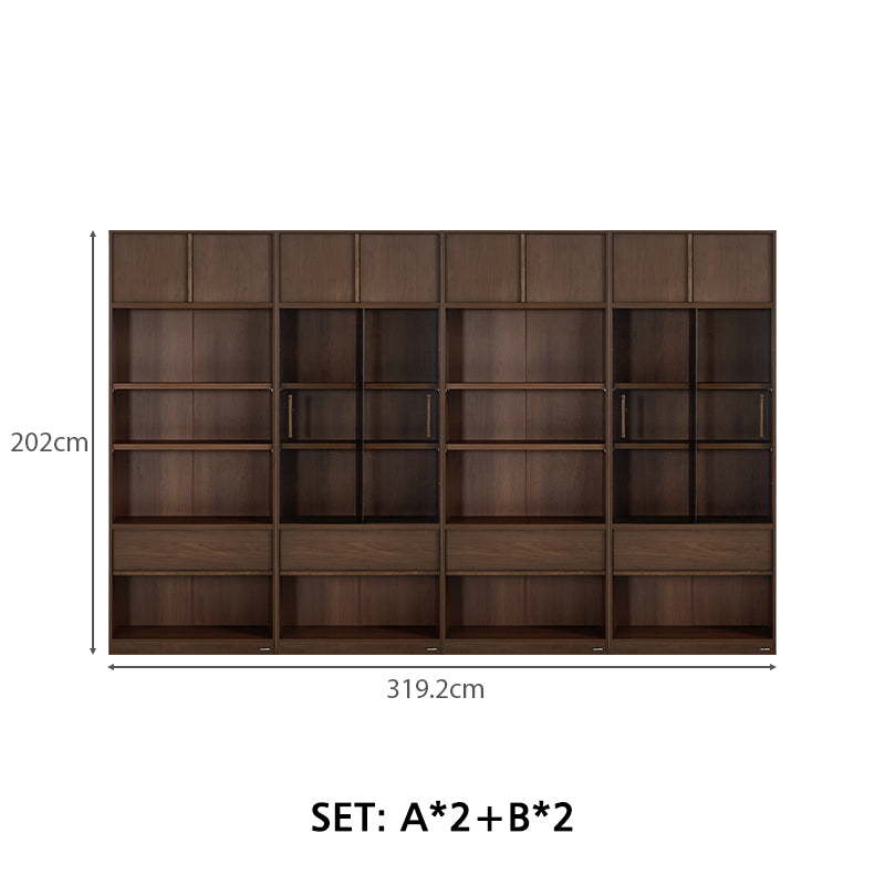 Brooke Floor-standing Bookcase Modular Display Shelf & Storage Multiple Size