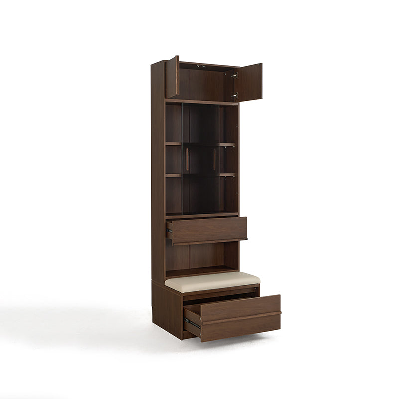 Brooke Floor-standing Bookcase Modular Display Shelf & Storage With Seat/Drawer Multiple Size