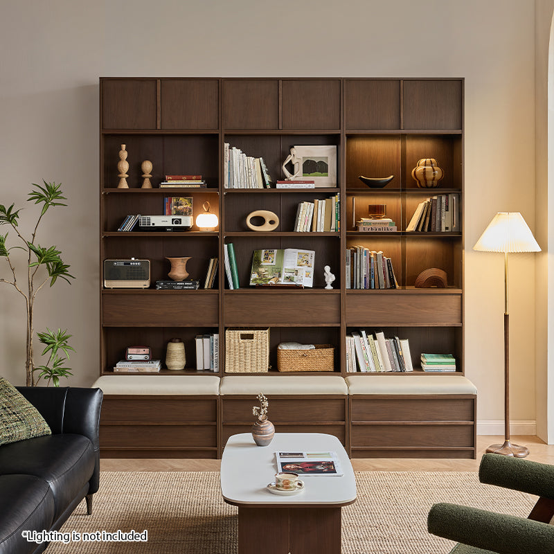 Brooke Floor-standing Bookcase Modular Display Shelf & Storage With Seat/Drawer Multiple Size