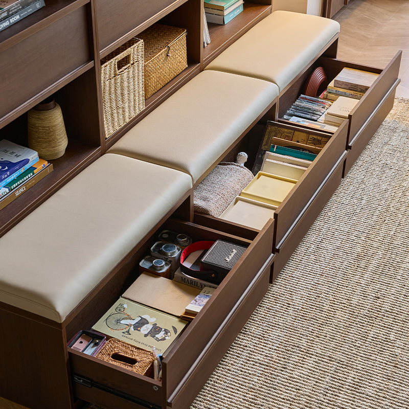 Brooke Floor-standing Bookcase Modular Display Shelf & Storage With Seat/Drawer Multiple Size