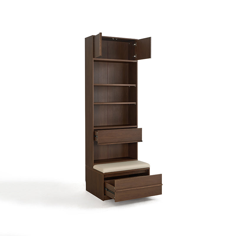Brooke Floor-standing Bookcase Modular Display Shelf & Storage With Seat/Drawer Multiple Size
