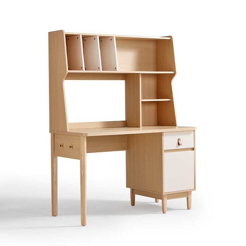 Blake 1.2m Single Office Desk/Computer Table Set With Drawer/Bookcase/Chair