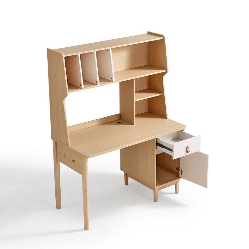 Blake 1.2m Single Office Desk/Computer Table Set With Drawer/Bookcase/Chair