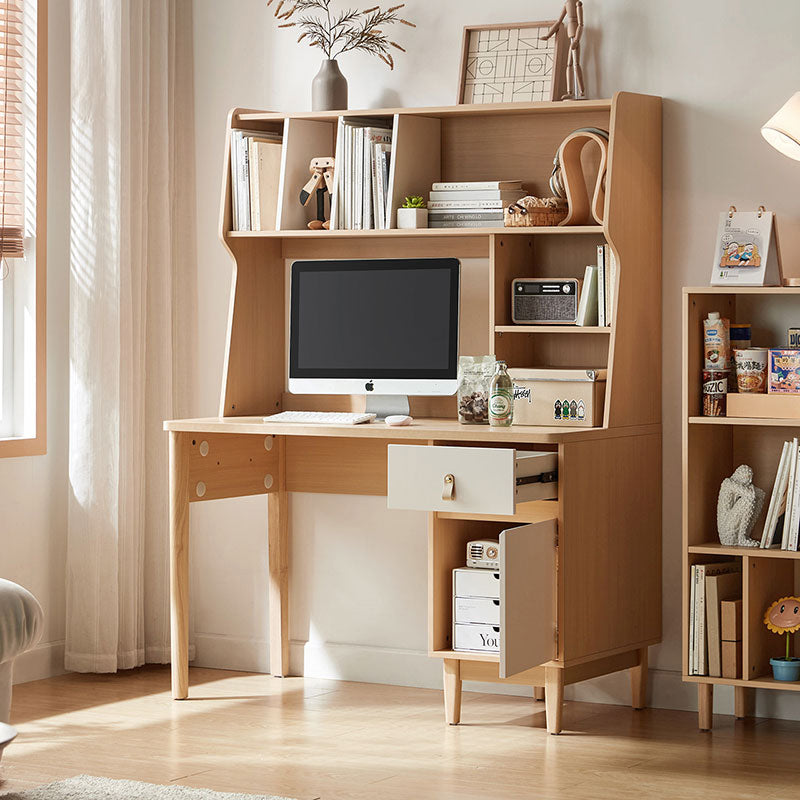 Blake 1.2m Single Office Desk/Computer Table Set With Drawer/Bookcase/Chair
