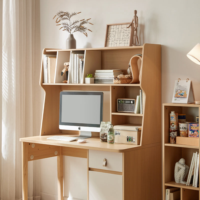Blake 1.2m Single Office Desk/Computer Table Set With Drawer/Bookcase/Chair
