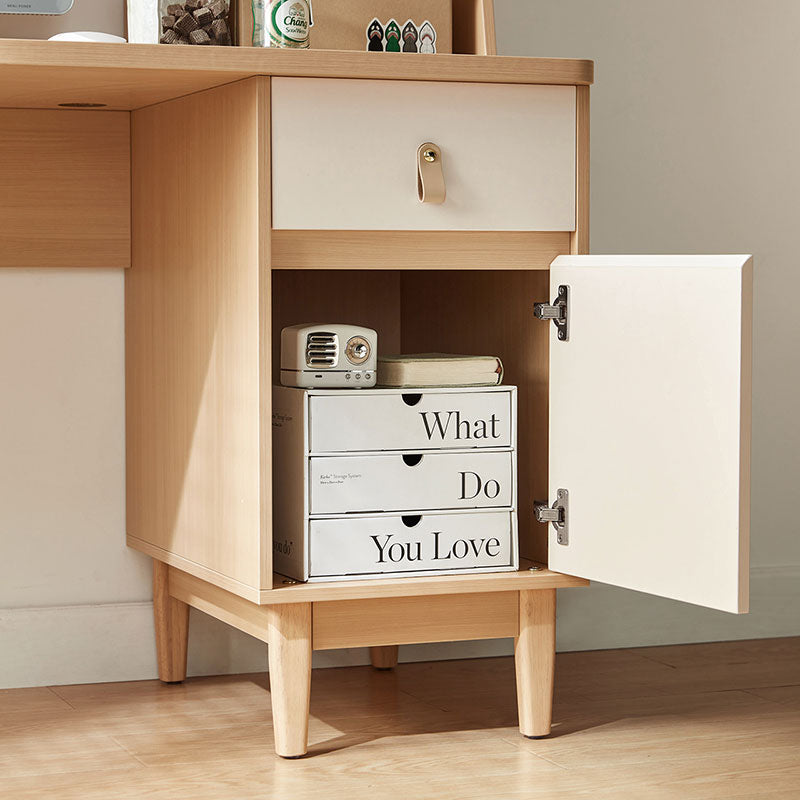 Blake 1.2m Single Office Desk/Computer Table Set With Drawer/Bookcase/Chair