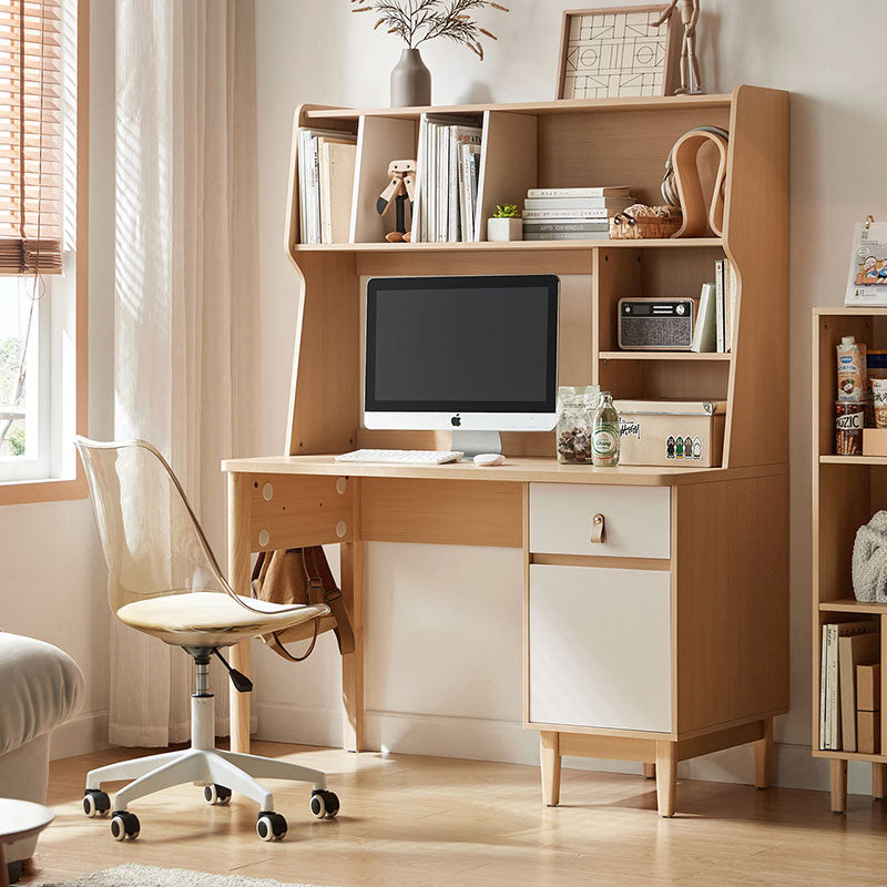 Blake 1.2m Single Office Desk/Computer Table Set With Drawer/Bookcase/Chair