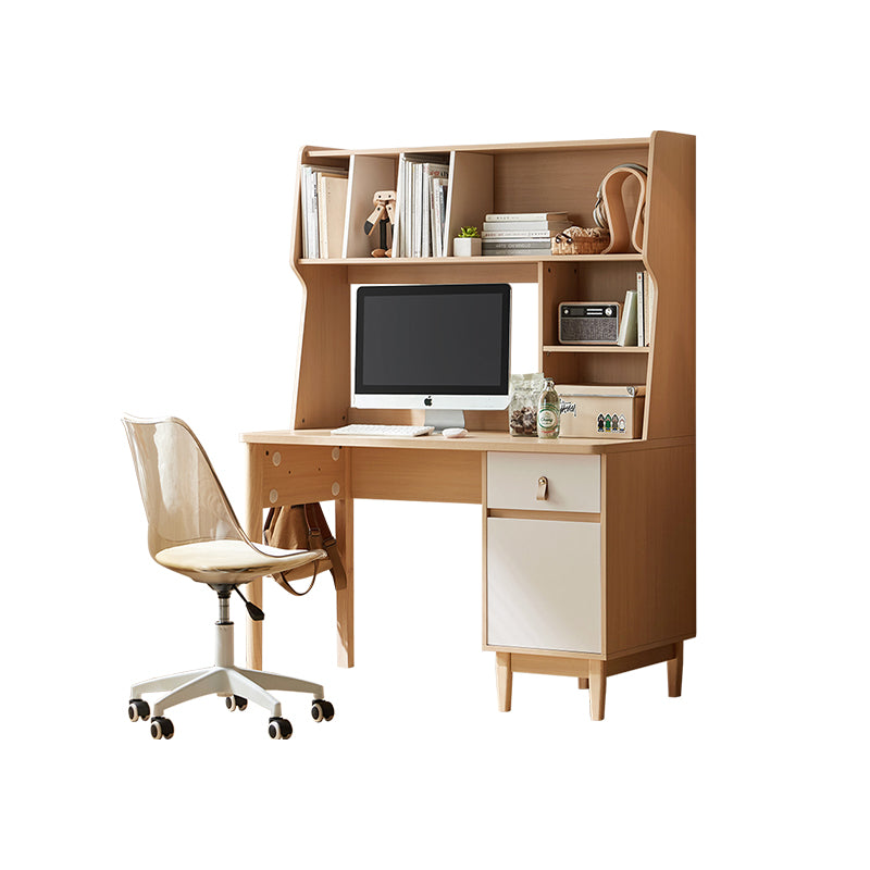 Blake 1.2m Single Office Desk/Computer Table Set With Drawer/Bookcase/Chair