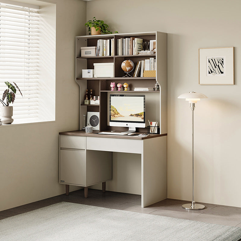 Chad 1.2m/1.4m Single Office Desk/Computer Table Set With Drawer/Bookcase/Chair Multiple Color