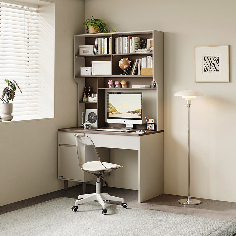 Chad 1.2m/1.4m Single Office Desk/Computer Table Set With Drawer/Bookcase/Chair Multiple Color
