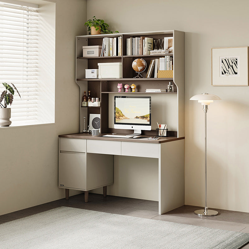 Chad 1.2m/1.4m Single Office Desk/Computer Table Set With Drawer/Bookcase/Chair Multiple Color