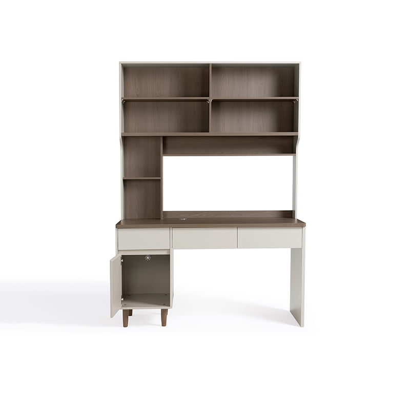 Chad 1.2m/1.4m Single Office Desk/Computer Table Set With Drawer/Bookcase/Chair Multiple Color