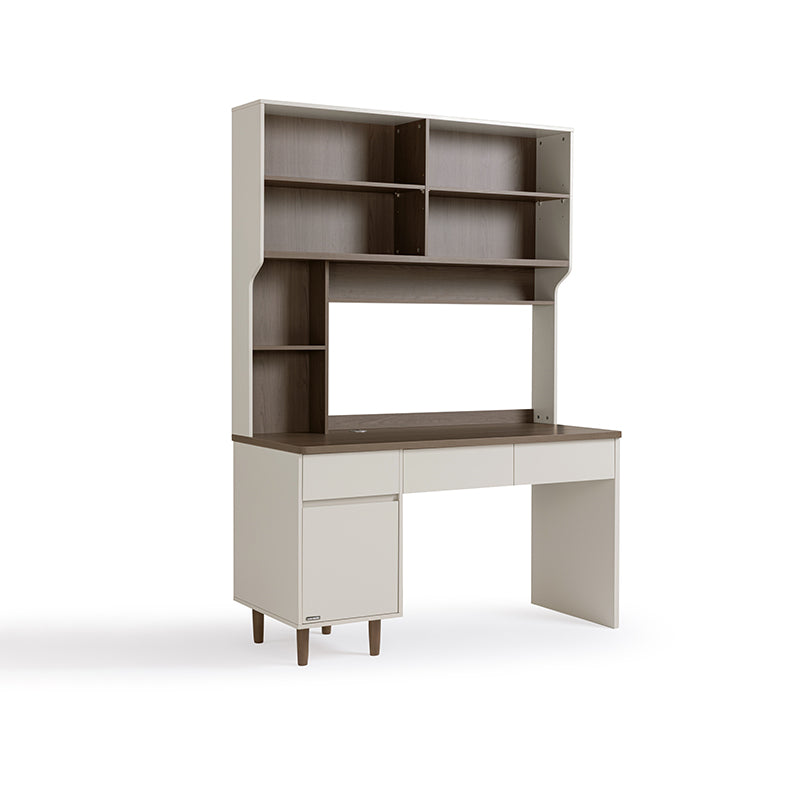 Chad 1.2m/1.4m Single Office Desk/Computer Table Set With Drawer/Bookcase/Chair Multiple Color
