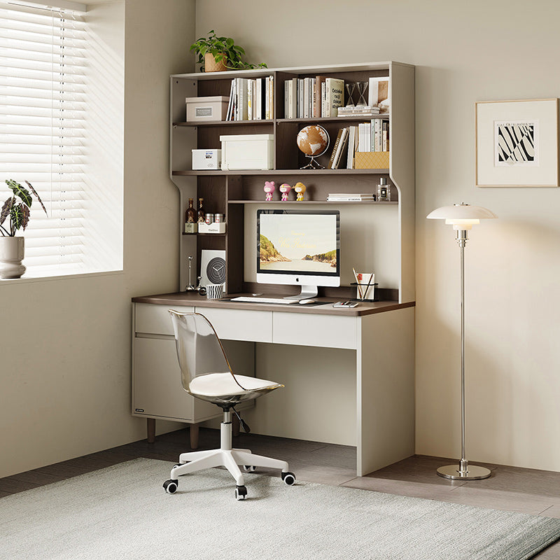 Chad 1.2m/1.4m Single Office Desk/Computer Table Set With Drawer/Bookcase/Chair Multiple Color