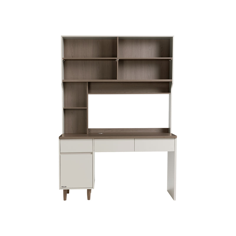 Chad 1.2m/1.4m Single Office Desk/Computer Table Set With Drawer/Bookcase/Chair Multiple Color