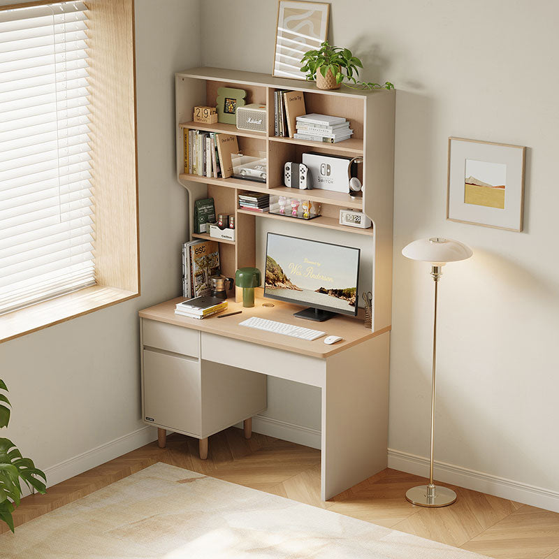 Chad 1.2m/1.4m Single Office Desk/Computer Table Set With Drawer/Bookcase/Chair Multiple Color
