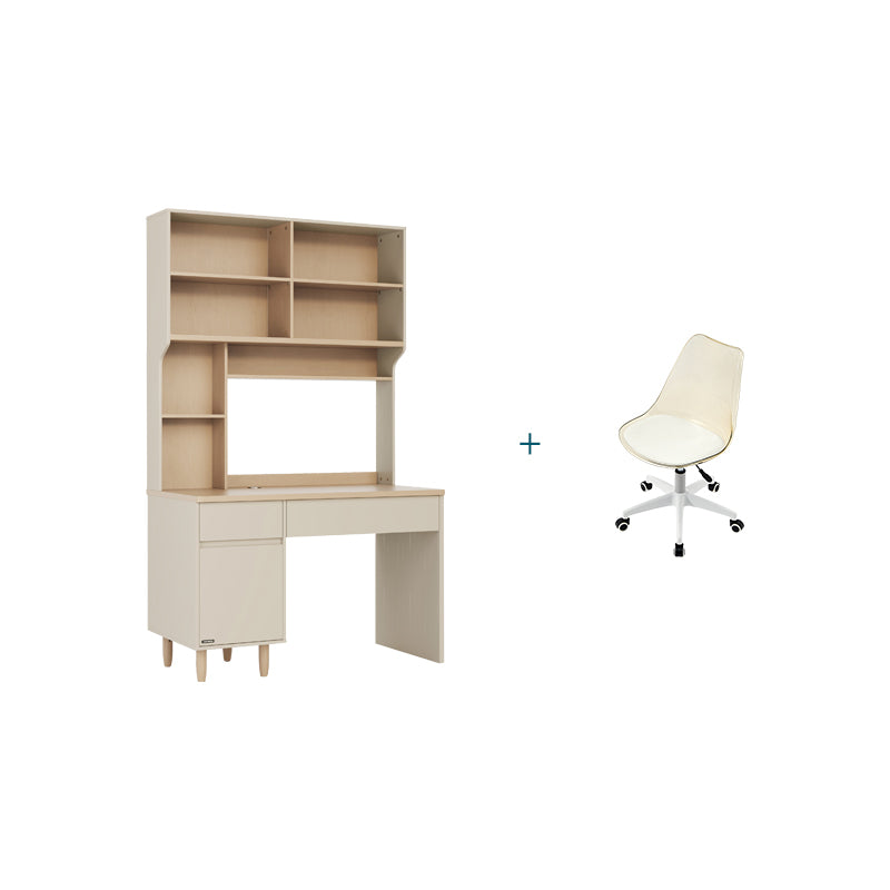 Chad 1.2m/1.4m Single Office Desk/Computer Table Set With Drawer/Bookcase/Chair Multiple Color