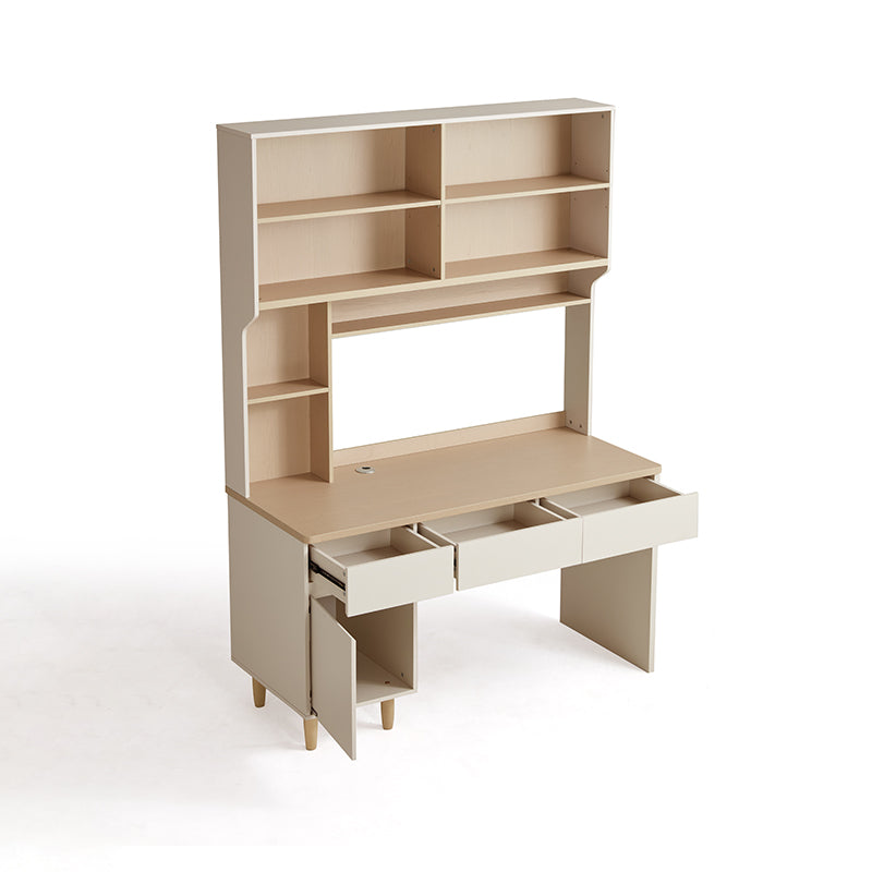 Chad 1.2m/1.4m Single Office Desk/Computer Table Set With Drawer/Bookcase/Chair Multiple Color