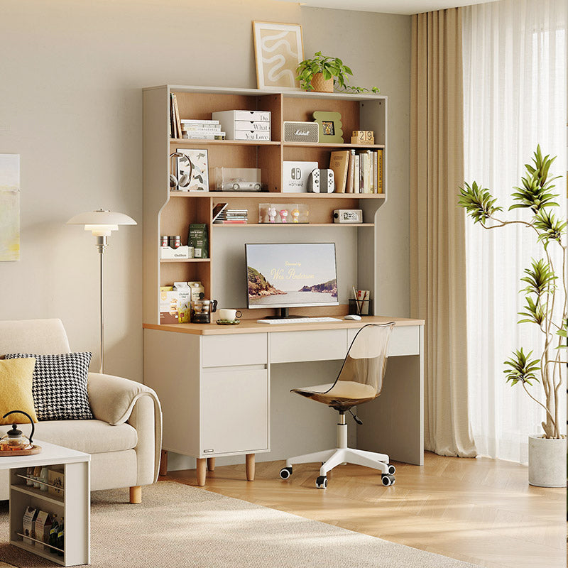 Chad 1.2m/1.4m Single Office Desk/Computer Table Set With Drawer/Bookcase/Chair Multiple Color