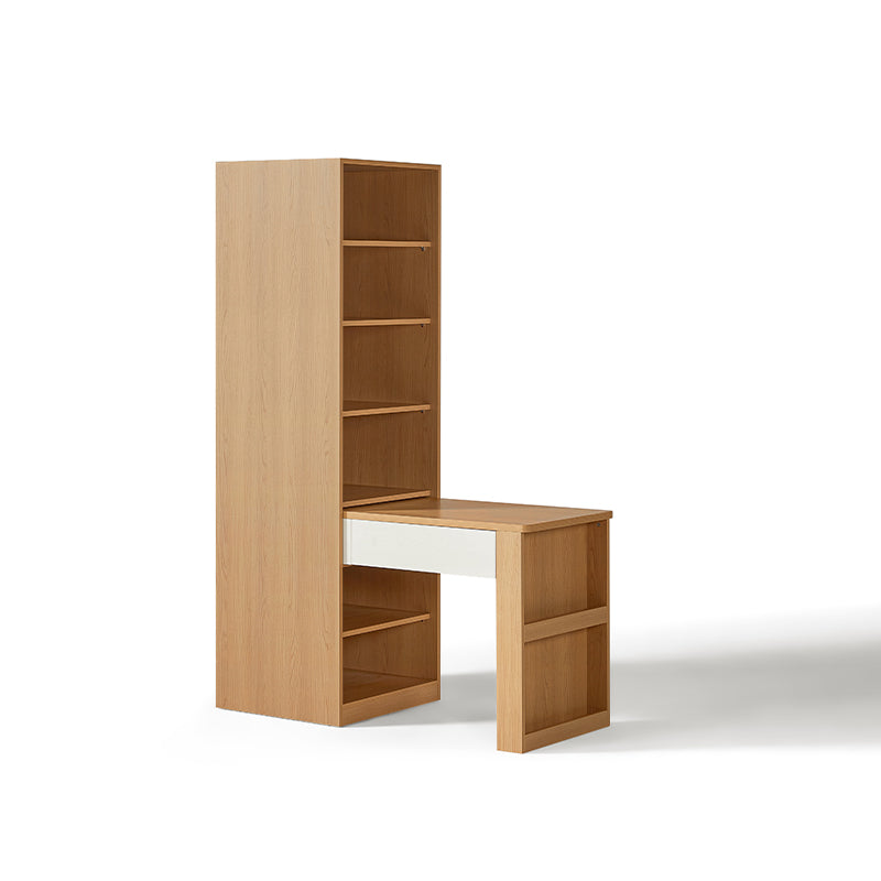 Benjamin Extendable Study Desk/Computer Table with Bookcase/Cabinet