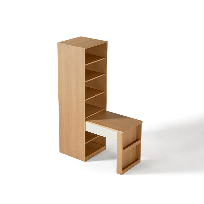 Benjamin Extendable Study Desk/Computer Table with Bookcase/Cabinet