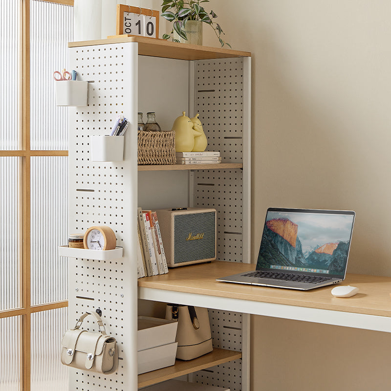 Beverly Carbon Steel Study Desk/Computer Table Set with Chair/Bookcase/Cabinet