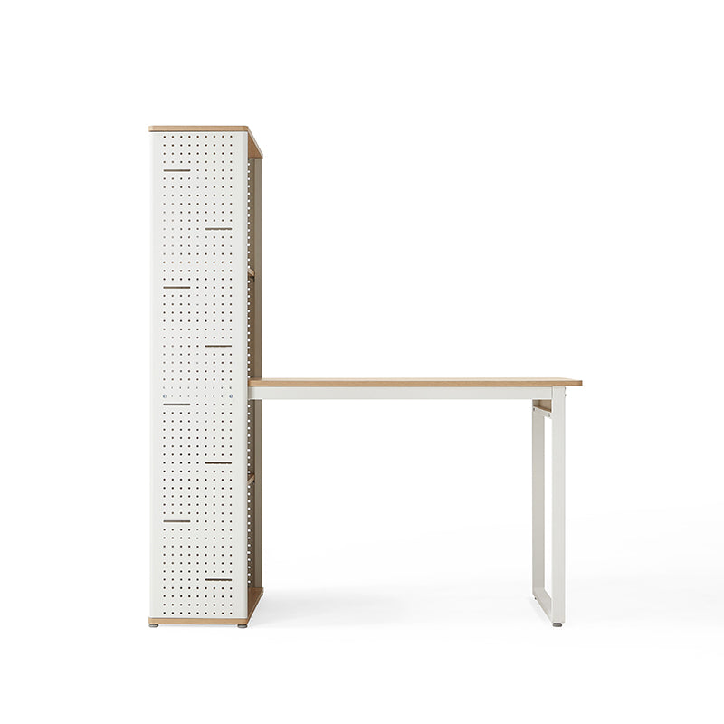 Beverly Carbon Steel Study Desk/Computer Table Set with Chair/Bookcase/Cabinet