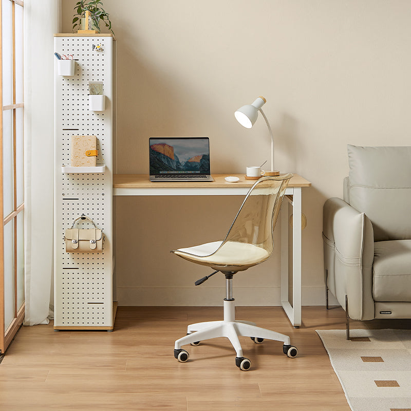 Beverly Carbon Steel Study Desk/Computer Table Set with Chair/Bookcase/Cabinet