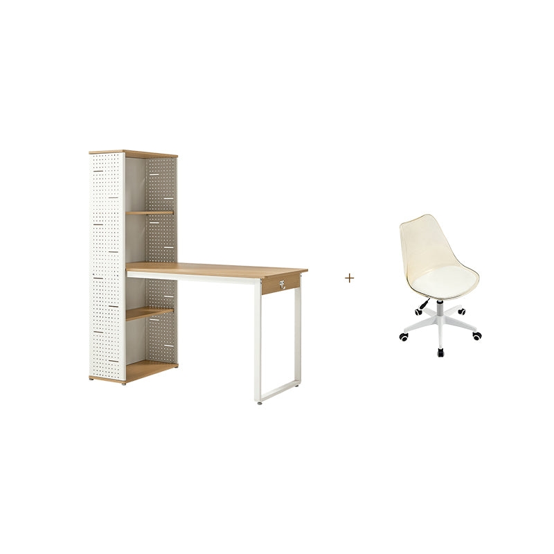 Beverly Carbon Steel Study Desk/Computer Table Set with Chair/Bookcase/Cabinet
