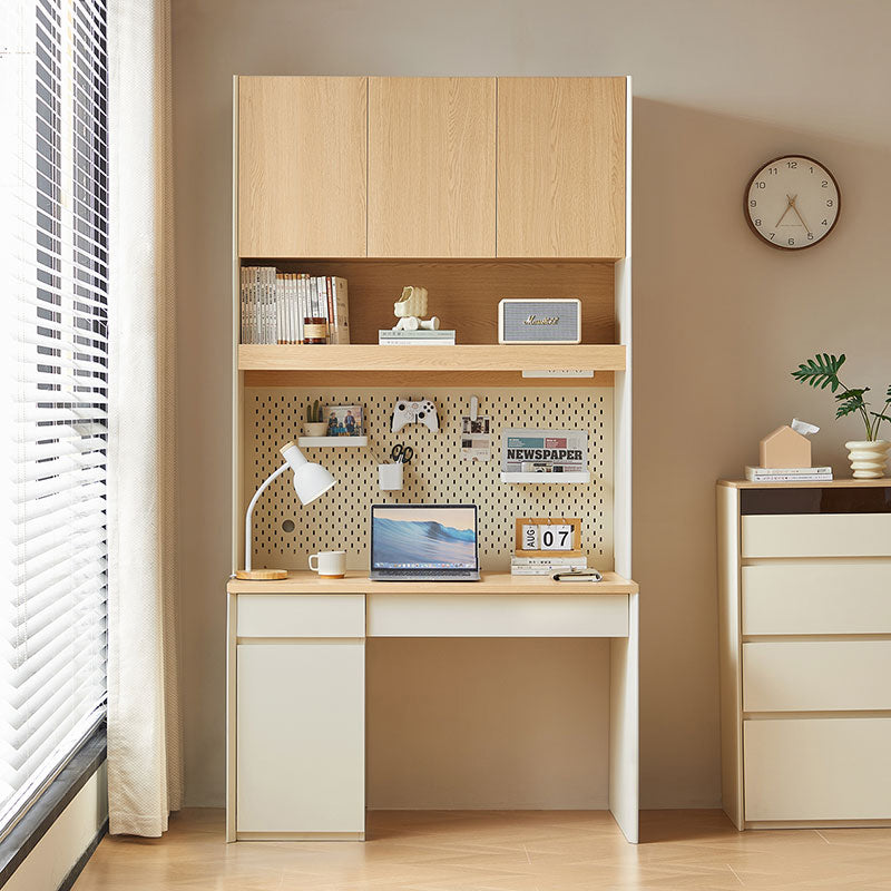 Bonnie 1.2m Single Office Desk/Computer Table Set With Drawer/Bookcase/Chair